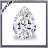 Vs Clarity Pear Cut Synthetic Moissanite Stone