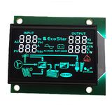 LCD Black Background White Letter, Alphanumeric Display, Va Display for Industrial Meter