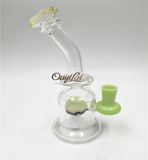 New Cross-Crystal Recycler Hookah Glass Pipe Smoking Water Pipe