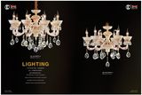 Die Casting Double Colors Zinc Alloy Chandelier Light