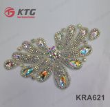 High Quality Fancy Wedding Diamond Belt Crystal Rhinestone Applique for Dress