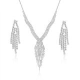 Wedding Ladies Wholesale Crystal Costume Jewelry Sets
