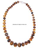 Fashion Crystal Gemstone Beaded Jewelry Necklace (ESB01355)