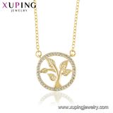 44451 Fashion Popular 14K Gold Plated Chain Jewelry Necklace in Metal Alloy