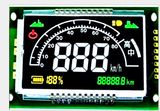 Red Color Font Instrument Meter Va LCD Panel