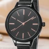 Custom Ladies Leather Quartz Wist Watches, Woman Alloy Watch (WY-17051)