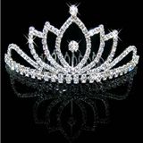 Swan Wedding Bridal Tiaras Crowns Crystal Party Elegant Headband