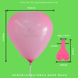Inflatable Rubber Helium Heart-Shaped Balloon for Parties