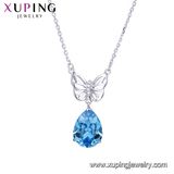Necklace-00414 Xuping Charms Big Stone Designs Crystals From Swarovski Custom Necklace