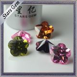 Billiant Cut Flower Shape Synthetic Zircon Stone
