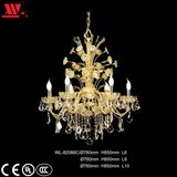 Crystal Chandelier with Glass Chains Wl-82066c