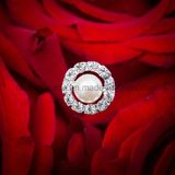 Pearl Bridal Rhinestone Brooch Centerpiece Wedding Bouquet Jewelry