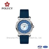 Crystal Waterproof Quartz Stainless Steel Back Lady Watch