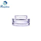 30cc Glass Cream Jar with Square Latticed Bottom