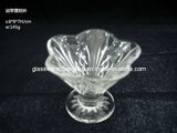 Clear Machine-Made Crystal Ice Cream Glass Cup (ICG-HG03)