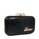 2017 Crocodile Pattern Women Party Box Clutch Evening Bags