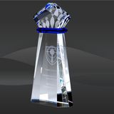 Crown Achievement Crystal Award (TM-E2925)
