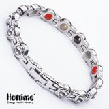 Fashion Multicolor Crystal Bracelet for Lady with Stainless Steel Magnet