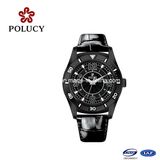 2015 Stainless Steel Case Japan Quartz Movement Leather Men Watches