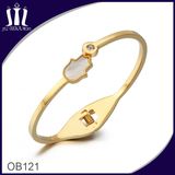 Gold Buddha Hand Stainless Steel Bangle Ob121