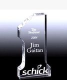 K9 Crystal Glass Trophy Award No. 1