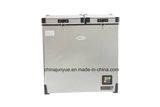 Scd-90L 12/24V DC Stainless Steel Double Temperature Chest Freezer Flat Bottom