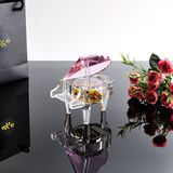Wedding Small Gift Crystal Piano Model with Music Box