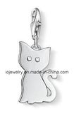 Laser Cut Jewelry Cat Charm with a Lobster