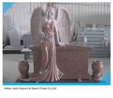 New Design Granite Vase Cemetery for Tombstone Gravestones