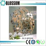 Cobblestone Shaped Decorative Mirror Creative Style Mirror Decoration