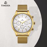 Fashion Mens Watches Waterproof Stainless Steel Man Quartz Sport Watch