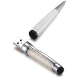 Luxury Business Gift 3 in 1 Stylish Crystal USB Ballpoint Pen