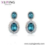 Xuping Moon Star Designs Jewelry Earrings, Crystals From Swarovski Fancy Girls Studs
