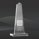 Crystal Flat Obelisk Award (JC-770, JC-771, JC-772)