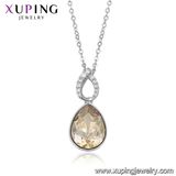 43827 Xuping Water Drop Crystals From Swarovski Rhinestone Necklace Jewelry