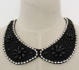 Ladies Fashion Beaded Crystal Charm Costume Choker Necklace Collar (JE0029-2)