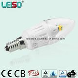 4W CREE Chip E14 Dimmable LED Candle Bulb (LS-B304-CWWD/CWD)