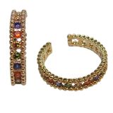 S925 Sterling Silver Fashion Charm Beautiful Women Colour Stone Ring (R10972)
