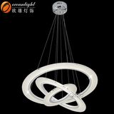 Modern LED Acrylic Round Pendant Lamp