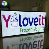 Ultra-Thin Aluminum Frame Advertising Light Boxes with Restaurant Menu Board LED Sign