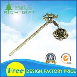 Souvenir Handmade Fine Gold Hairpin Metal Bookmark