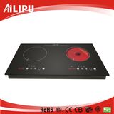 CB CE Approved Two Burners Built-in Induction mix Infrared Hob Sm-Dic12