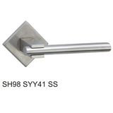 Stainless Steel Hollow Tube Lever Door Handle (SH98SYY41 SS)