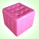 Crystal Square Stool/PVC Stool/Kids Furniture/Children Furniture/Baby Stool/Baby Furniture (SF-43)