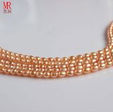3-4mm Rice Shape Freshwater Pearl Strand
