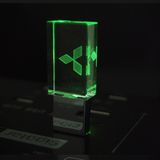 New 4GB 8GB 16GB 32GB Crystal Transparent Mercedes Logo USB Flash Drive 2.0 Memory Drive Stick Pen/Thumb Pen Drive, Gift Box
