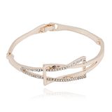 Simple Crystal Geometric Cross Bracelet Jewelry