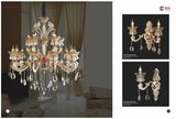 Hot Sale Zinc Alloy Crystal Chandelier Light