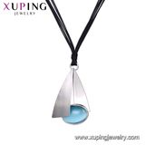 Necklace-00637 Fashion Man Rhodium Color Necklace