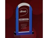 Triple Color Component Crystal Plaque